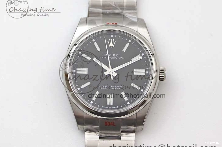 Dial A2824 Oyster Edition Best EWF Steel 124300 Black 41mm on Perpetual SS Bracelet 904L 1:1 0504